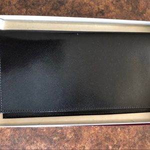 Vintage Tilley Canada Black Leather Card Wallet